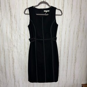 Anthropologie Boden NWOT Black Midi Dress size 6